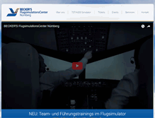 Tablet Screenshot of flugsimulation-nuernberg.com